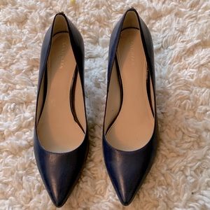 Navy blue Cole Haan pumps